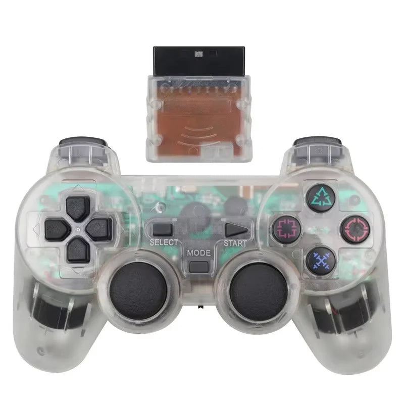 Wireless Gamepad for Sony PS2 Game Controller for Playstation 2 Joystick for PC  Joypad USB Game Controle with Dual Vibration